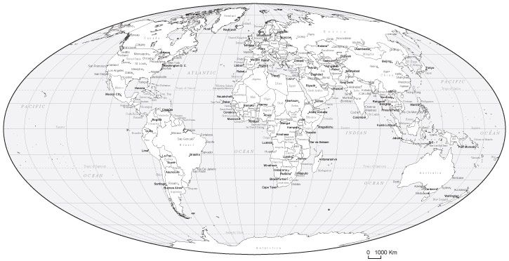 world maps with countries labeled